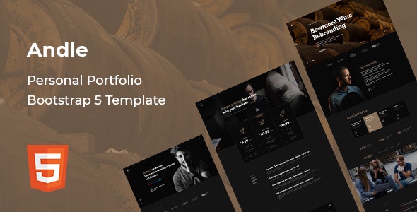 Andle v1.0 - Personal Portfolio Bootstrap 5 Template
