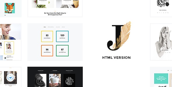 Cindy J v1.0 - Creative Portfolio / Blog / CV HTML Theme