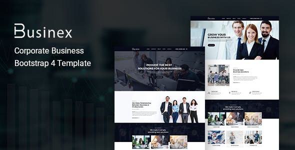 Businex v1.0 - Corporate Business Bootstrap4 Template