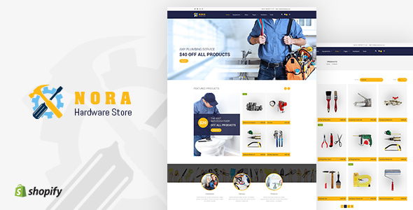Nora - Hardware Store Shopify theme