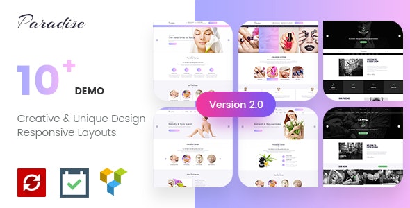 Paradise v2.0.5 - Multipurpose Spa & Beauty WordPress Theme