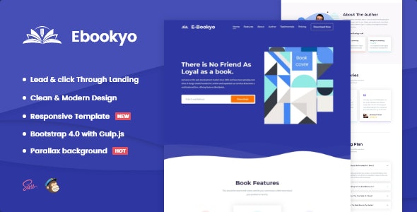 Ebookyo v1.0 - Ebook HTML Landing Page Template