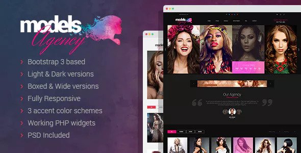 Models Agency - Models Portfolio HTML Template