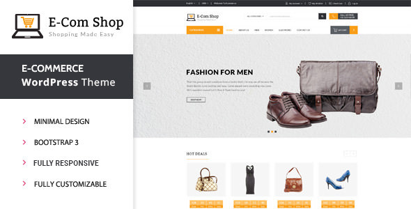 eCom v1.0.8 - Responsive WooCommerce WordPress Theme (19 June 2019)