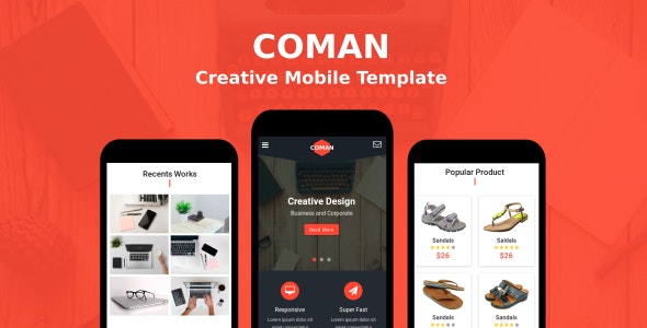 Coman v1.0 - Creative Mobile Template