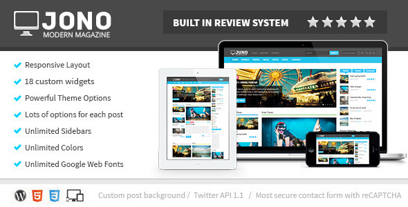 Jono v2.9 - Responsive WordPress Magazine Theme
