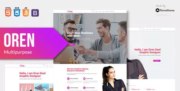 OREN v1.0 - Responsive Multi-purpose HTML Template