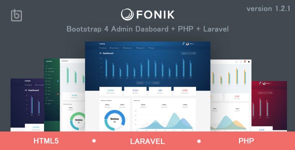 Fonik v1.2.1 - Responsive Bootstrap 4 Admin Dashboard