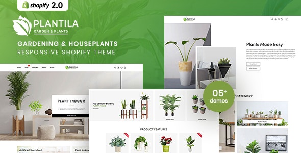 Plantila v1.0 - Gardening & Houseplants Shopify Theme