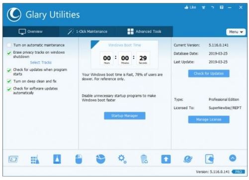 Download Glary Utilities Pro v6.39.0.43 Portable
