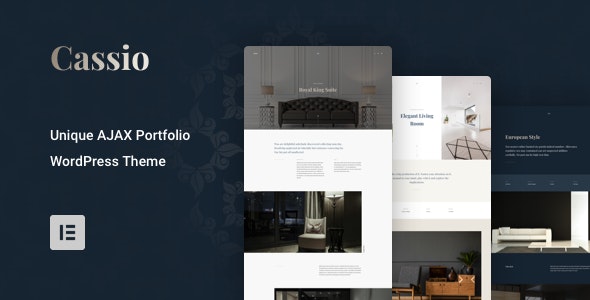Cassio v2.0.0 - AJAX Portfolio WordPress Theme