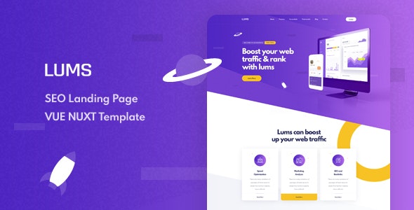 Download Lums v1.0 – Vue Nuxt SEO Landing Page Template | Free Nulled Scripts