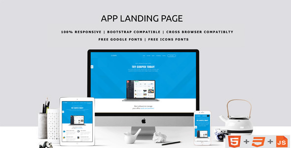 Download App Landing HTML Template | Free Nulled Scripts