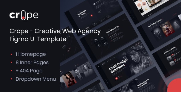 Crope v1.0 - Creative Web Agency HTML Template