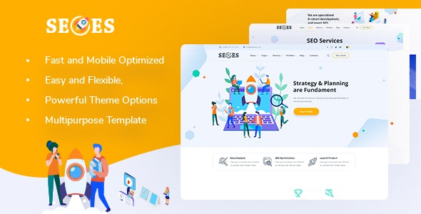 Seoes v1.0.2 - Marketing Agency WordPress Theme