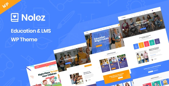 Nolez v1.0 - Education WordPress Theme