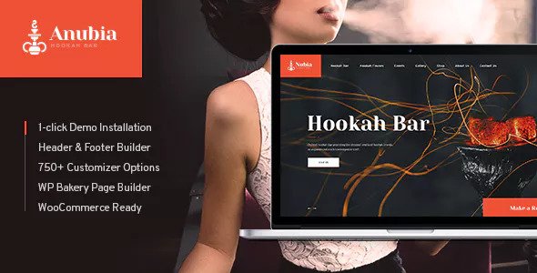 Anubia v1.0.3 - Smoking and Hookah Bar WordPress Theme