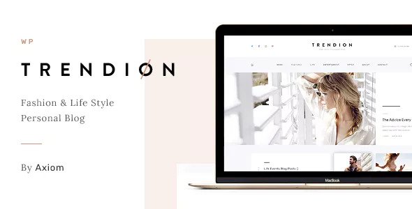 Trendion v1.1.6 - A Personal Lifestyle Blog and Magazine