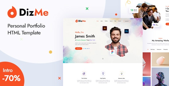 Dizme v1.0 - Personal Portfolio HTML Template