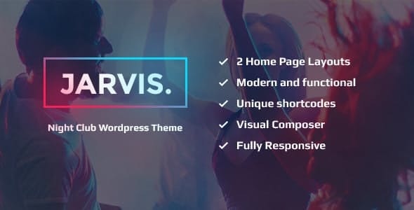 Jarvis v1.8.3 - Night Club, Concert, Festival WordPress Theme