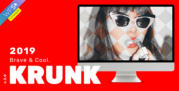 Krunk v3.1 - Brave & Cool WordPress Blog Theme