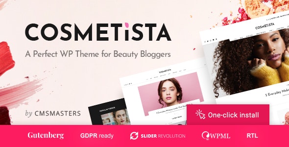 Cosmetista v1.0.3 - Beauty & Makeup Theme