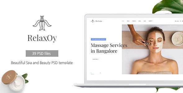 RelaxOy v1.0 - Spa & Beauty PSD Template