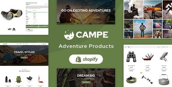 Campe v1.0 - Camping & Adventure Shopify Theme