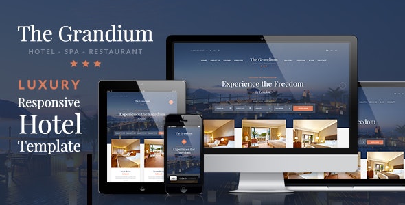 Grandium v1.6.1 - Luxury Hotel Theme