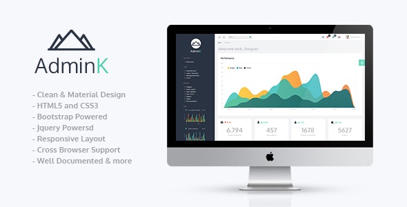 AdminK v1.1 - Bootstrap Admin Template