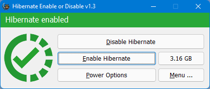 Download Hibernate Enable or Disable 1.3 [Latest]