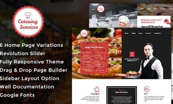 Catering v1.1 - Chef, Restaurant WordPress Theme