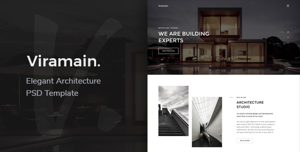 Download Viramain – Elegant & Minimal Architecture PSD Template | Free Nulled Scripts