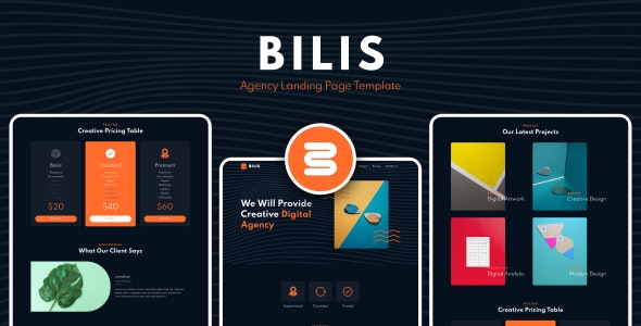 Bilis v1.0 - Agency Landing Page Template
