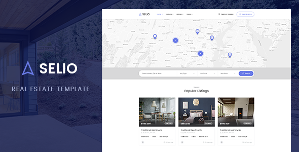 Download Selio – Real Estate HTML Theme | Free Nulled Scripts