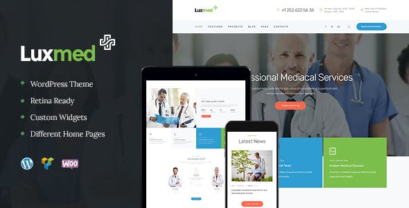 LuxMed v1.2 - Medicine & Healthcare WordPress Theme