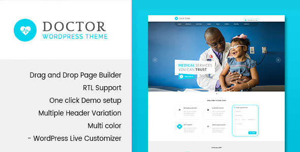 Doctor v1.3 - Medical and Health WordPress Theme