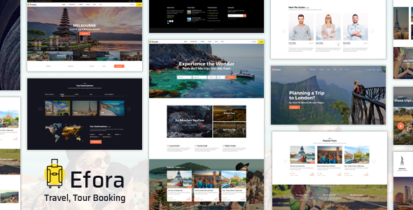 Efora v2.0 - Travel, Tour Booking Theme