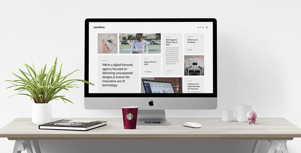 Pasadena v1.0 - Contemporary Portfolio WordPress Theme