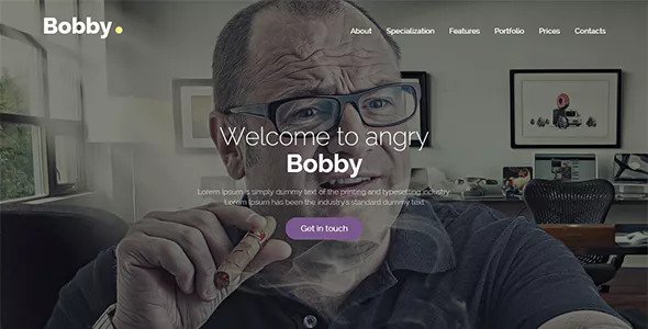 Download Bobby – Creative Service HTML Landing Page | Free Nulled Scripts