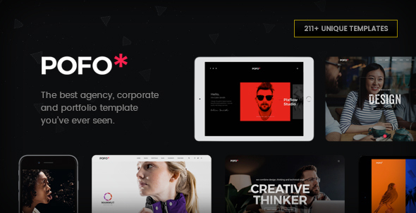 Download Pofo – Creative Agency, Corporate and Portfolio Multi-purpose Template | Free Nulled Scripts