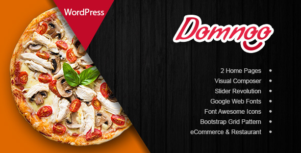 Domnoo v1.8 - Pizza & Restaurant WordPress Theme