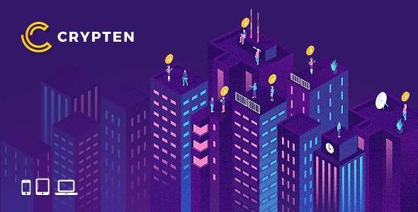 Crypten v1.0 - Cryptocurrency & ICO HTML Template