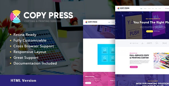 CopyPress v1.1 - Type Design & Printing Services HTML Template
