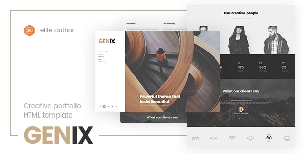 Genix v1.0 - Creative Portfolio HTML5 Template