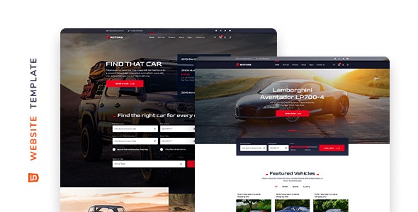 Rotors v1.0 - Car Rental Website Template