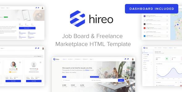 Download Hireo – Job Board & Freelance Services Marketplace HTML Template | Free Nulled Scripts