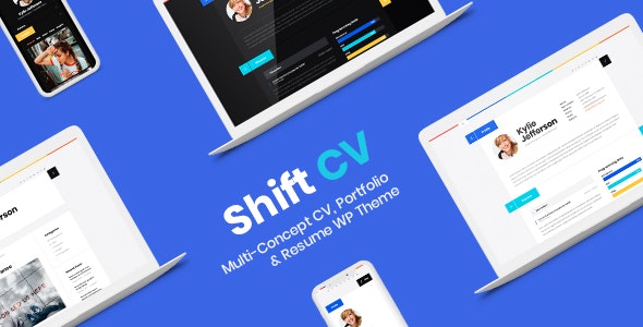 ShiftCV v3.0.3 - Blog  Resume  Portfolio  WordPress