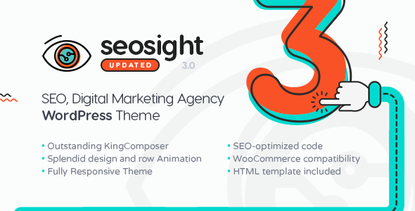 Seosight v3.3.1 - SEO Digital Marketing Agency Theme with Shop