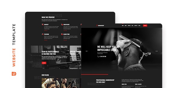 Barbercrop v1.0 – Hairdressing Website Template